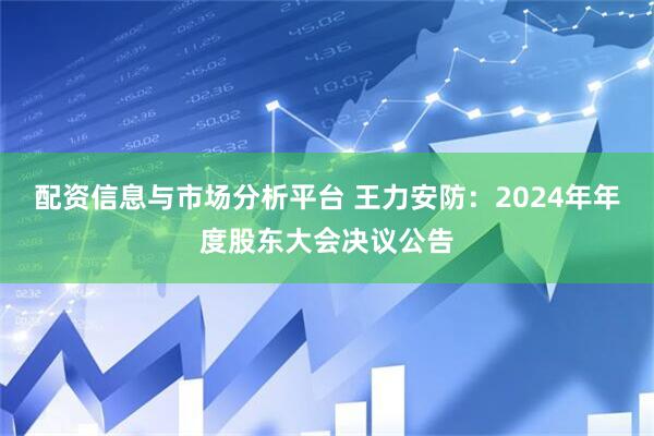 配资信息与市场分析平台 王力安防：2024年年度股东大会决议公告